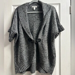 Dressbarn Short Sleeve Cardigan